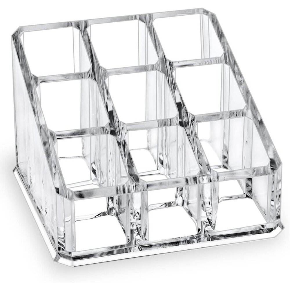 Lipstick Lip Gloss Organizer,Small Clear Acrylic Compact Essential Oil Rollerbal